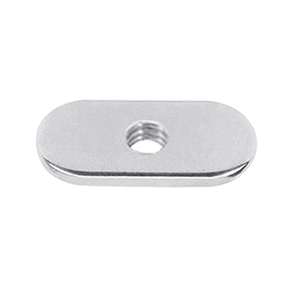 2 écrous coulissants inox pour rails de kayak - Fixation M5/M6 pour supports de cannes et accessoires de pêche