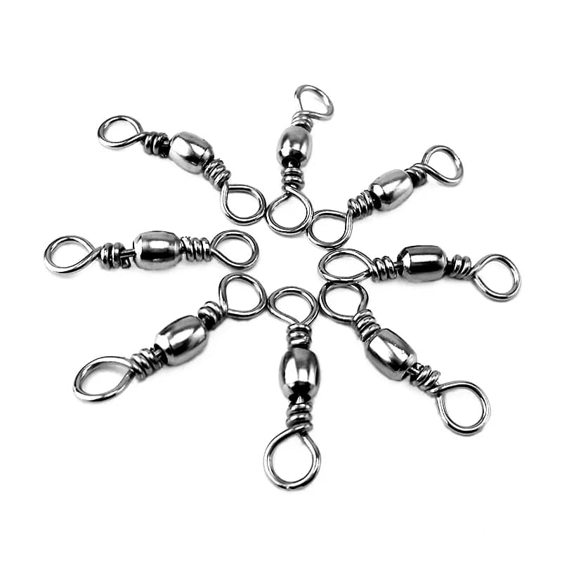 Émerillons pêche Goture 200 pièces acier inoxydable 16-46kg - Connecteurs ligne pêche résistants