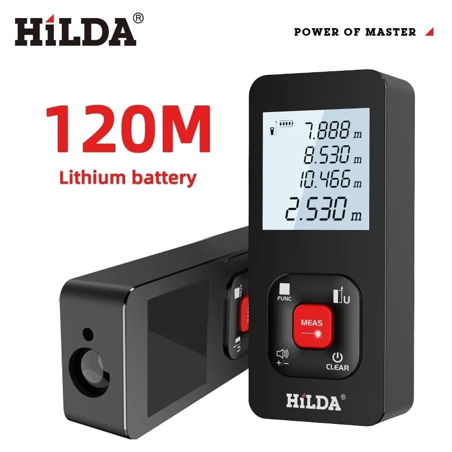 Télémètre laser HILDA 120M/100M/50M - Outil professionnel pour pêche et construction