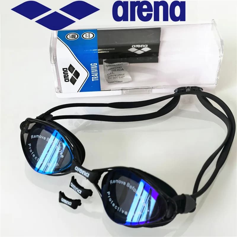 Lunettes ARENA professionnelles étanches anti-buée HD adultes avec bonnet silicone