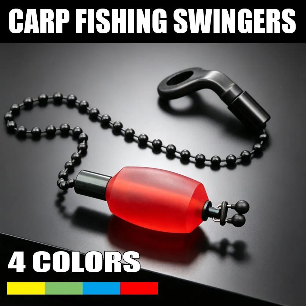Bobbin Swinger avec chaîne acier pour pêche carpe - Indicateur de touche précis pour pêche au coup