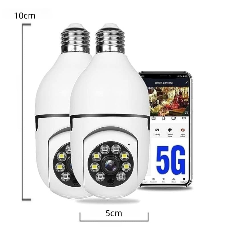 Caméra WiFi Sécurité 2MP PTZ Vision Nocturne Détection Mouvement Surveillance Maison Enfant 2.4G/5G