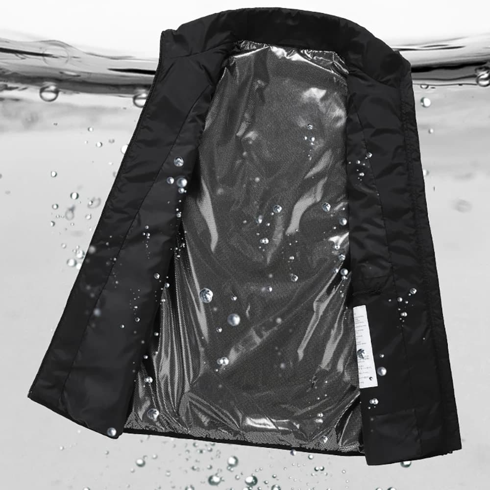 Veste chauffante USB 31 zones pour pêche hivernale - Veste chauffante homme femme pour ski et randonnée