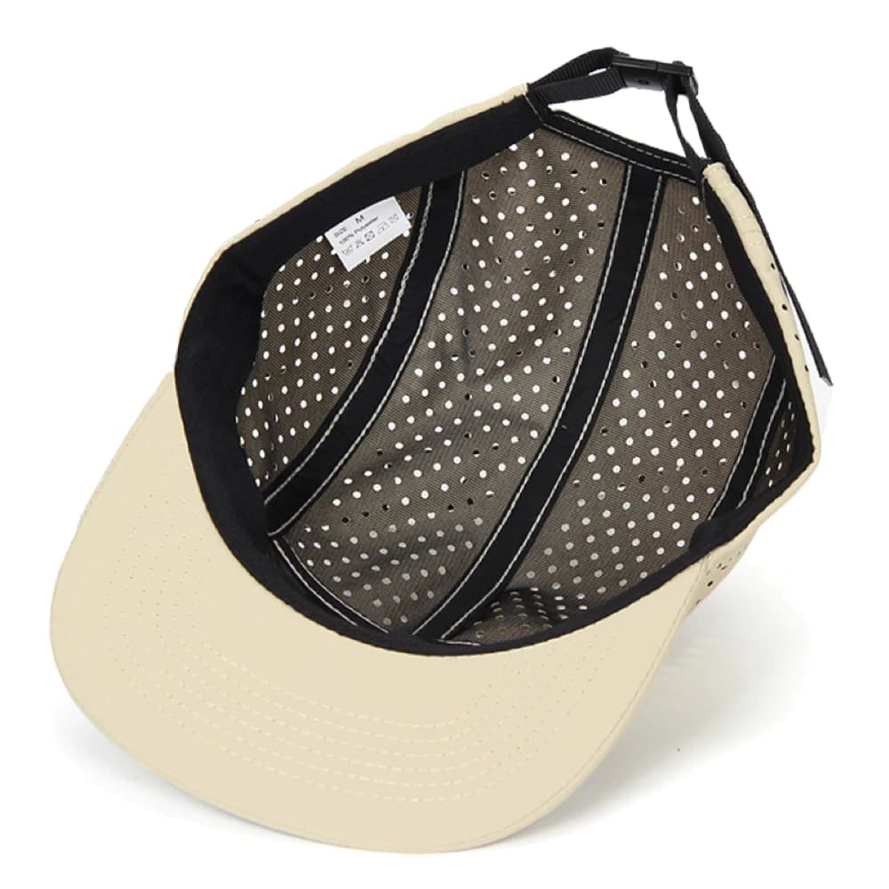 Casquette running perforée légère cinq panneaux pour hommes - Protection solaire séchage rapide
