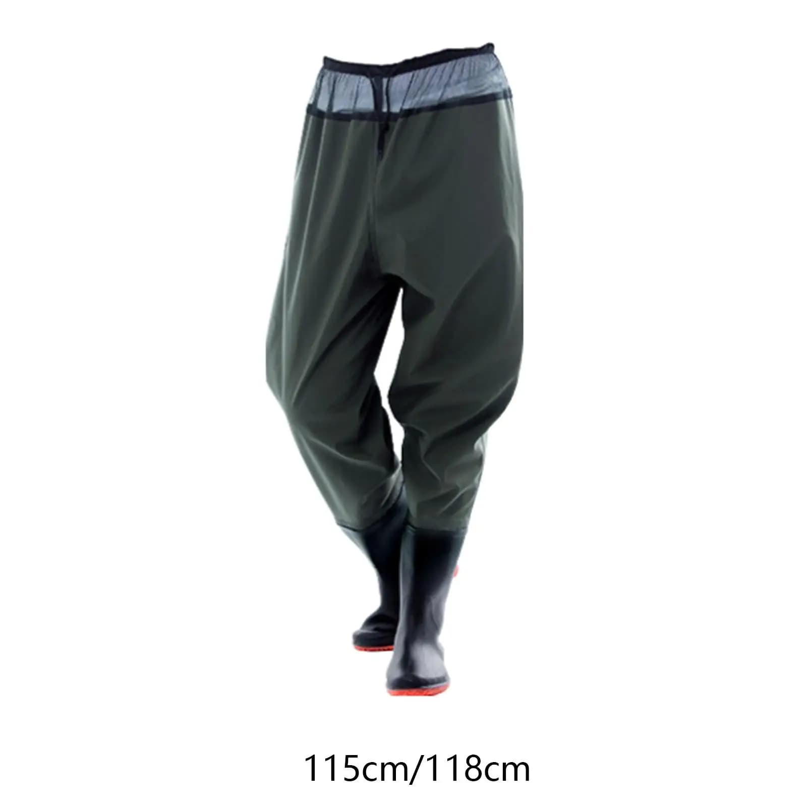 Pantalon de pêche cuissardes PVC imperméable antidérapant pour wading et fly fishing
