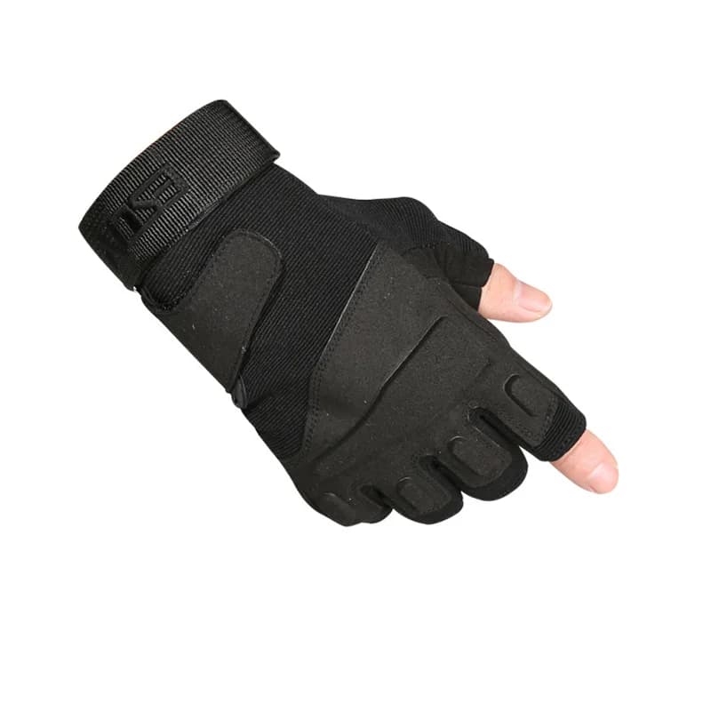 Gants tactiques ESDY demi-doigts pour pêche airsoft et tir protection main légère outdoor