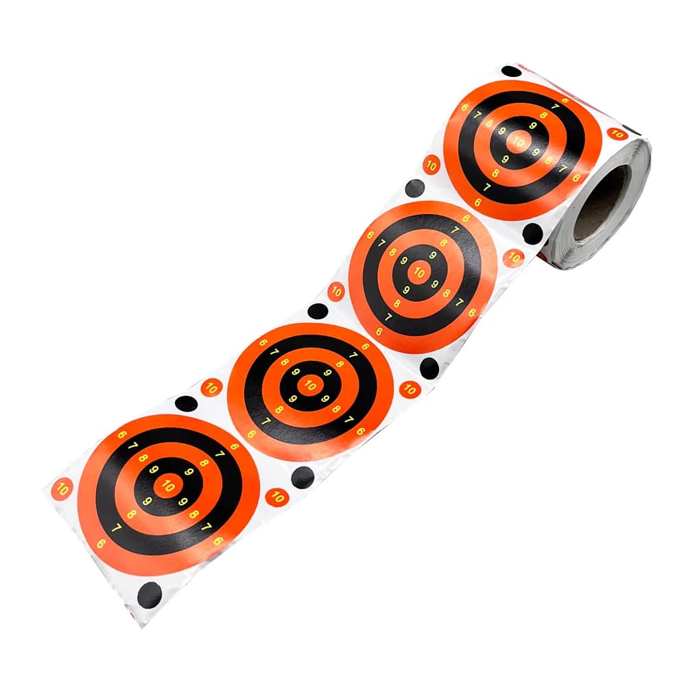 Cibles autocollantes réactives éclaboussantes 7.5cm pour tir pêche fusil pistolet - Précision