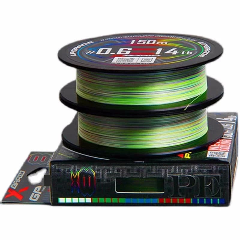 Ligne de pêche YGK X-BRAID PENTAGRAM Multifilament X8 PE, made in Japan, nouvelle couleur, 14LB à