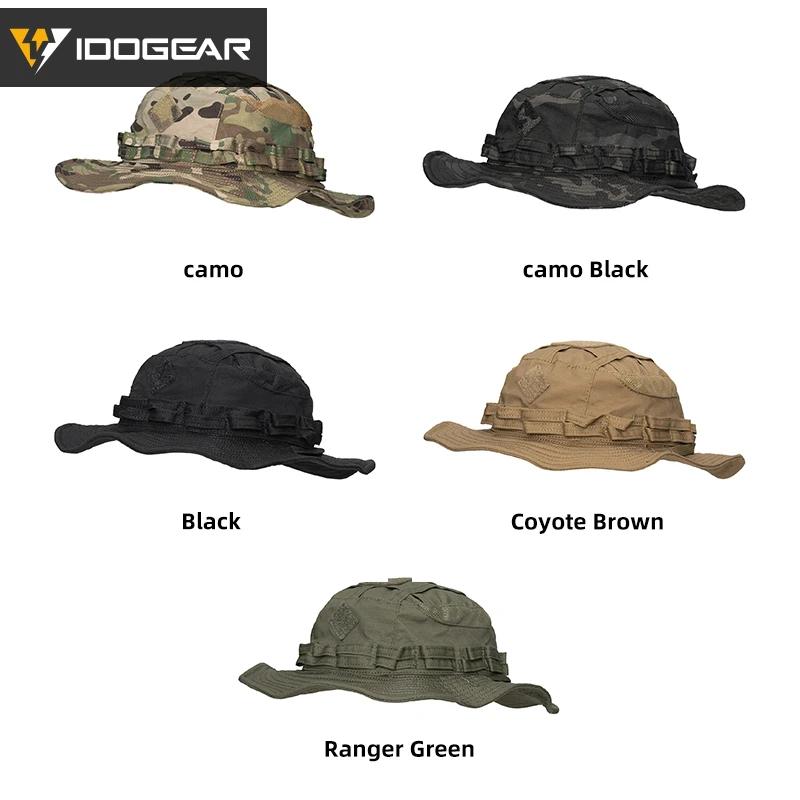 Chapeau boonie tactique IDOGEAR ajustable respirant pêche chasse protection solaire jungle