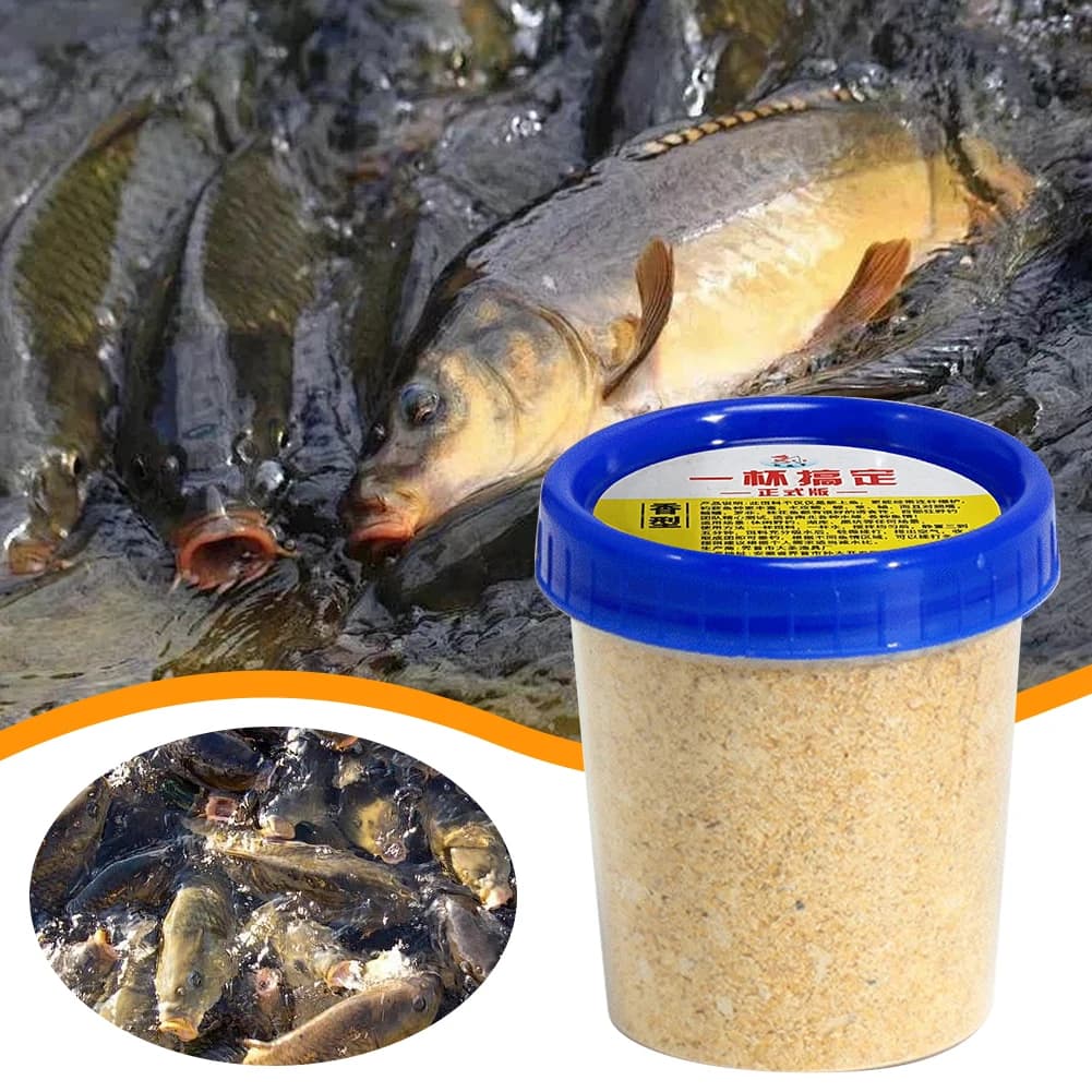 Poudre attractrice complète 1-3 pièces pour carpe herbière cruciane appât pêche efficace