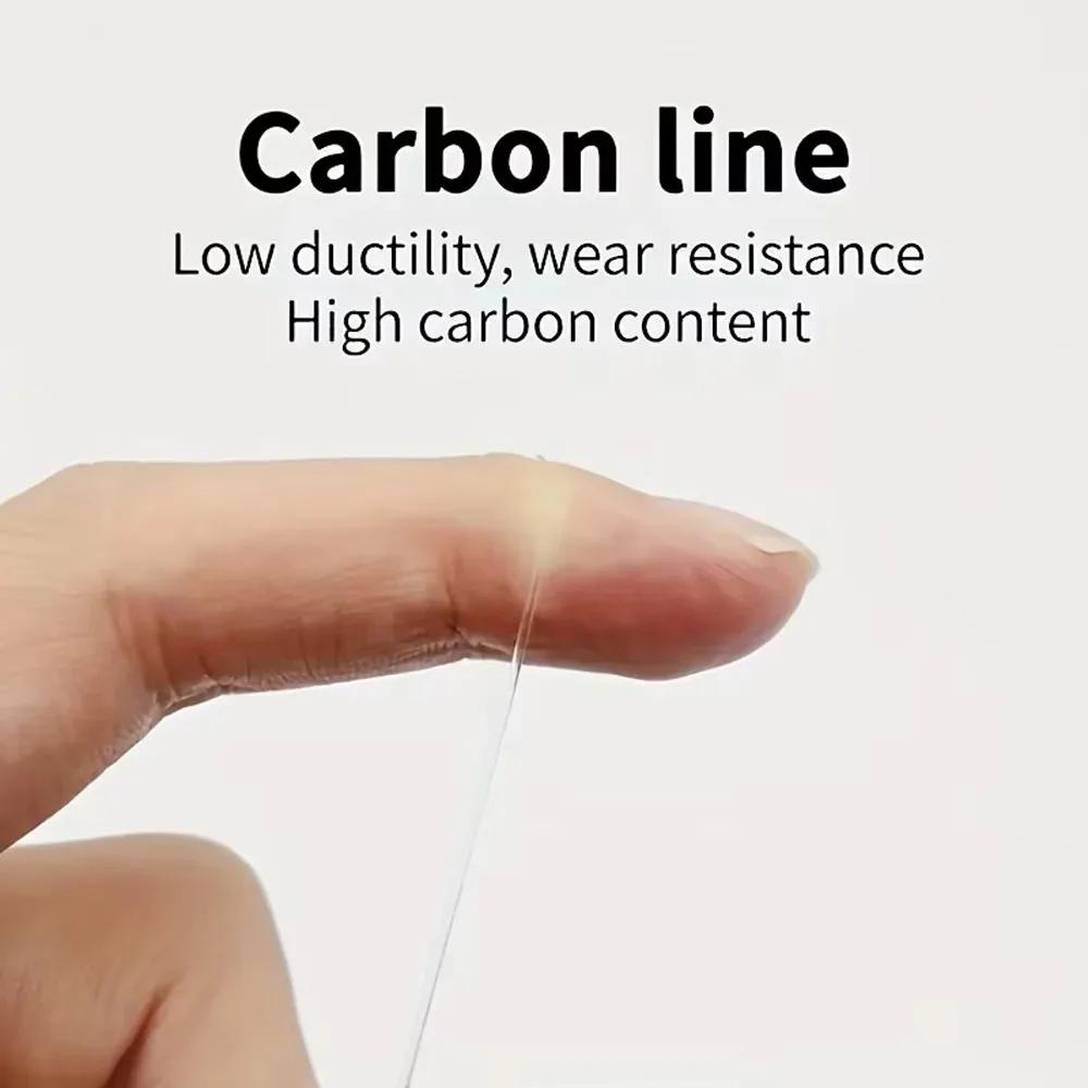 10 hameçons fluorocarbone résistants avec émerillons - Fil leader anti-morsure pour pêche en mer et eau douce
