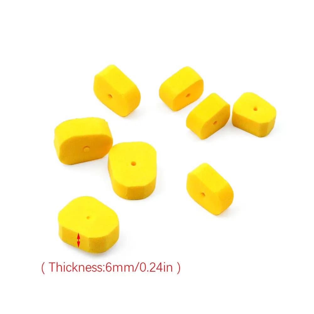 Accessoires pêche carpe 15pc pop up boilies EVA foam forme maïs pour method feeder