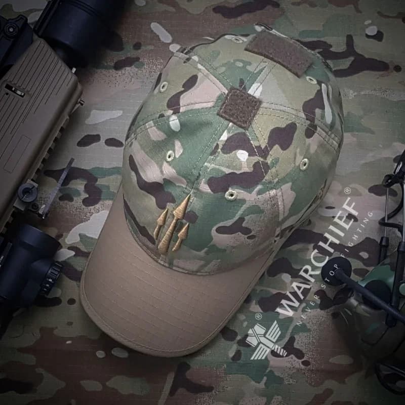 Casquette tactique opérateur pêche chasse randonnée blue multicam noir camouflage training
