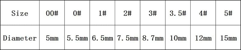 Flotteur 7 Étoiles Rond pour Carpe, 30 Pièces Lot, 5 Couleurs et 10 Tailles (00 à