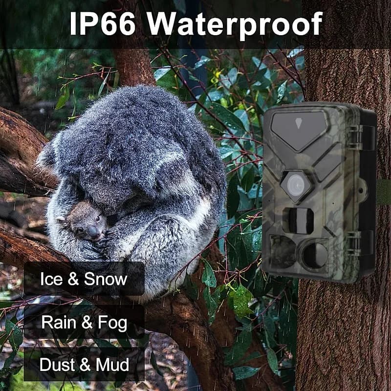 Caméra de chasse SunTekCam 16MP 1080P étanche IP56 déclenchement 0.5s vision nocturne