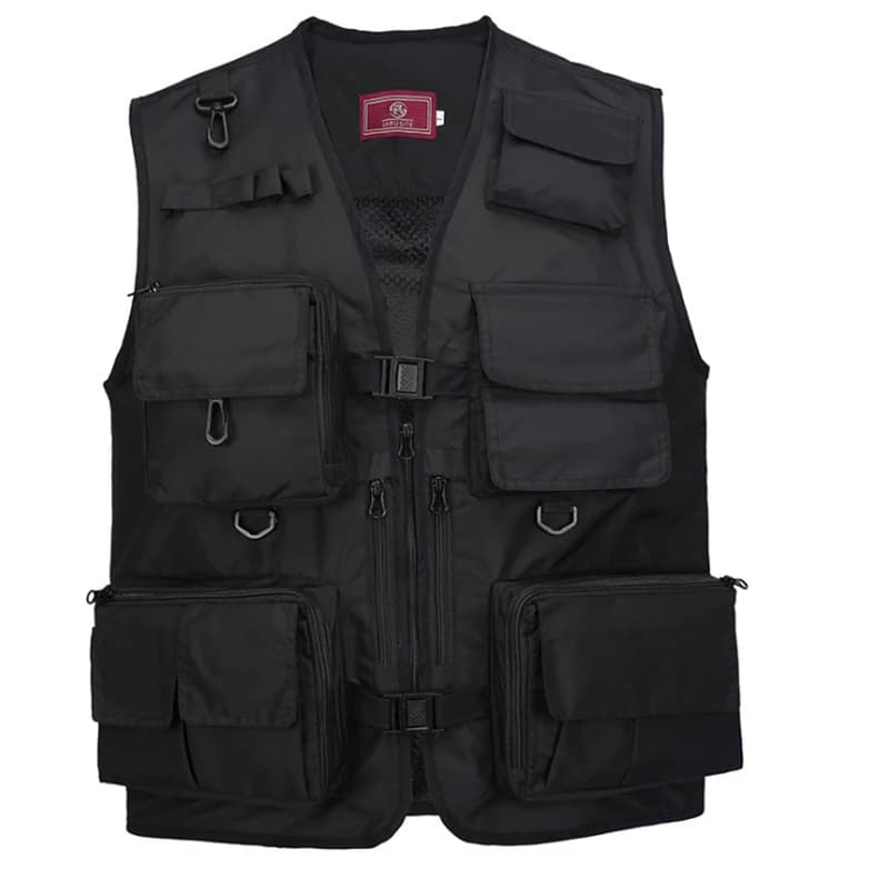 Veste de pêche sportive tactique 2026 - Veste filet séchage rapide multi-poches pour pêche extérieure été