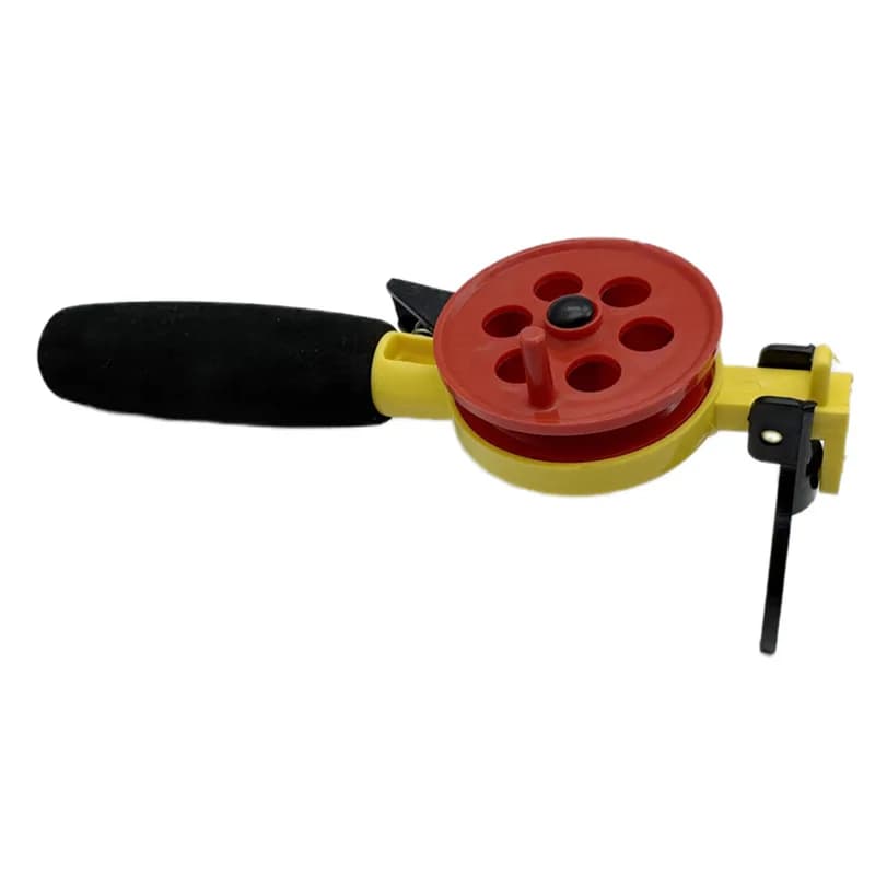 Canne à pêche glace avec moulinet combo - Mini canne pour truite, perche et brochet en hiver