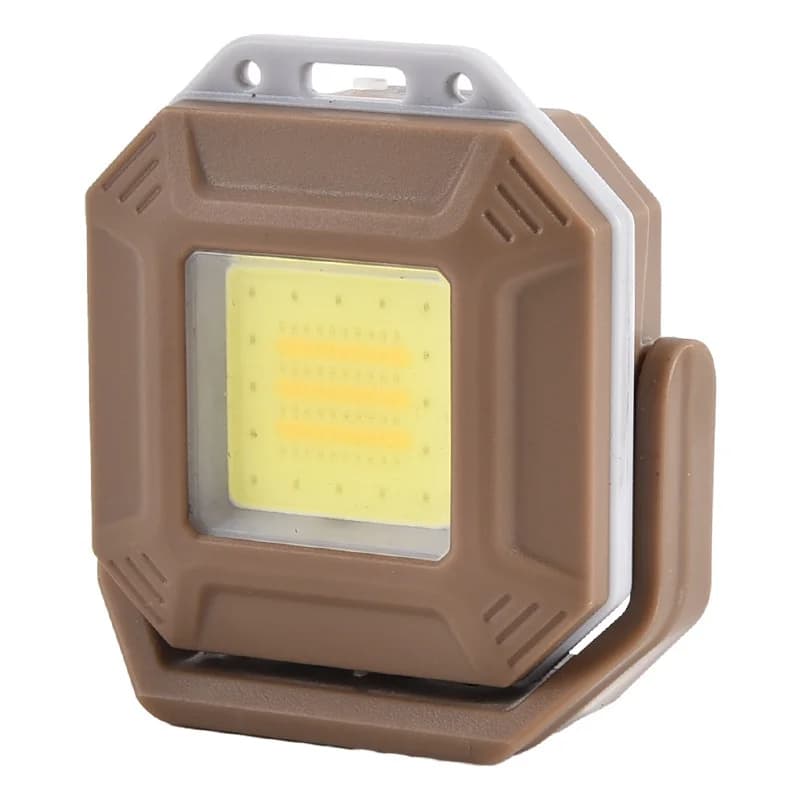 Lampe de travail LED rechargeable étanche avec base magnétique pour réparation bateaux et urgences