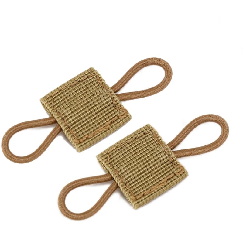 2x Bretelles élastiques MOLLE système sac à dos fixation antenne bâton tube gilet chasse pêche