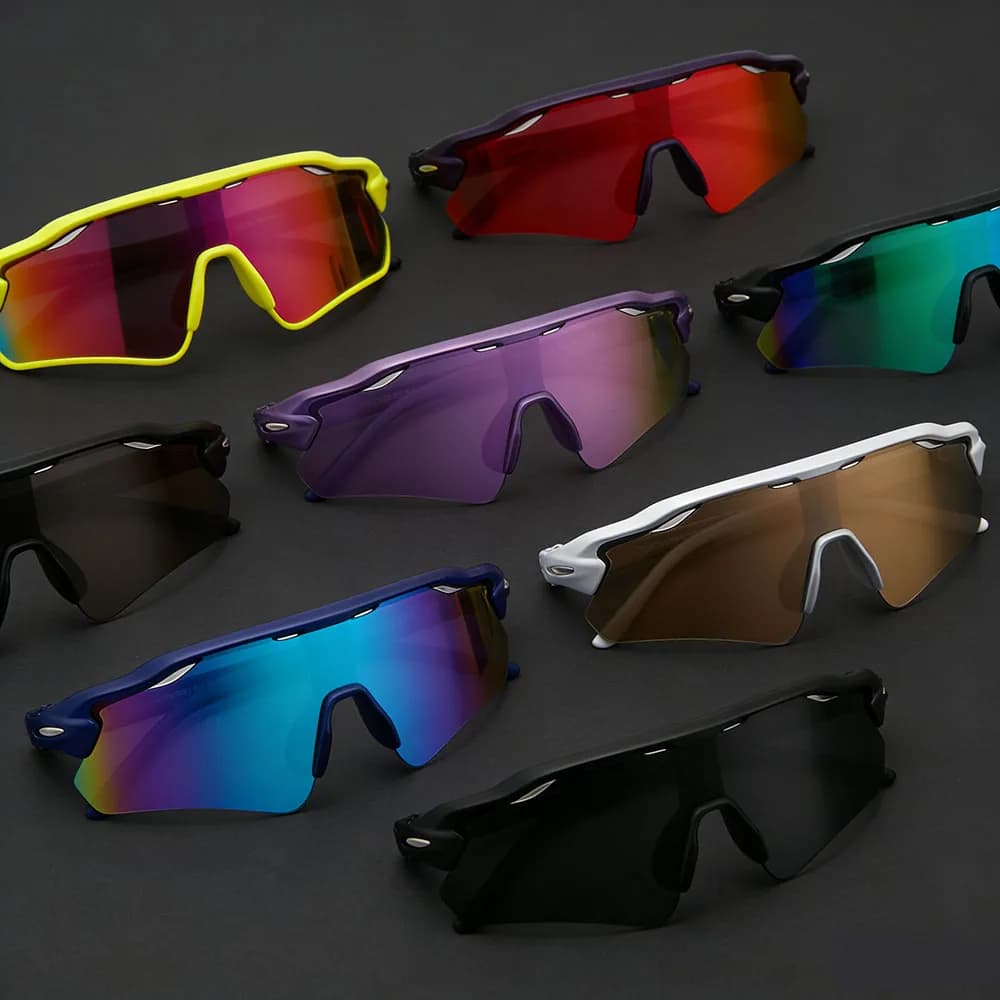 Lunettes de soleil polarisées HD pour homme - Conduite vélo pêche - Protection UV complète activités outdoor
