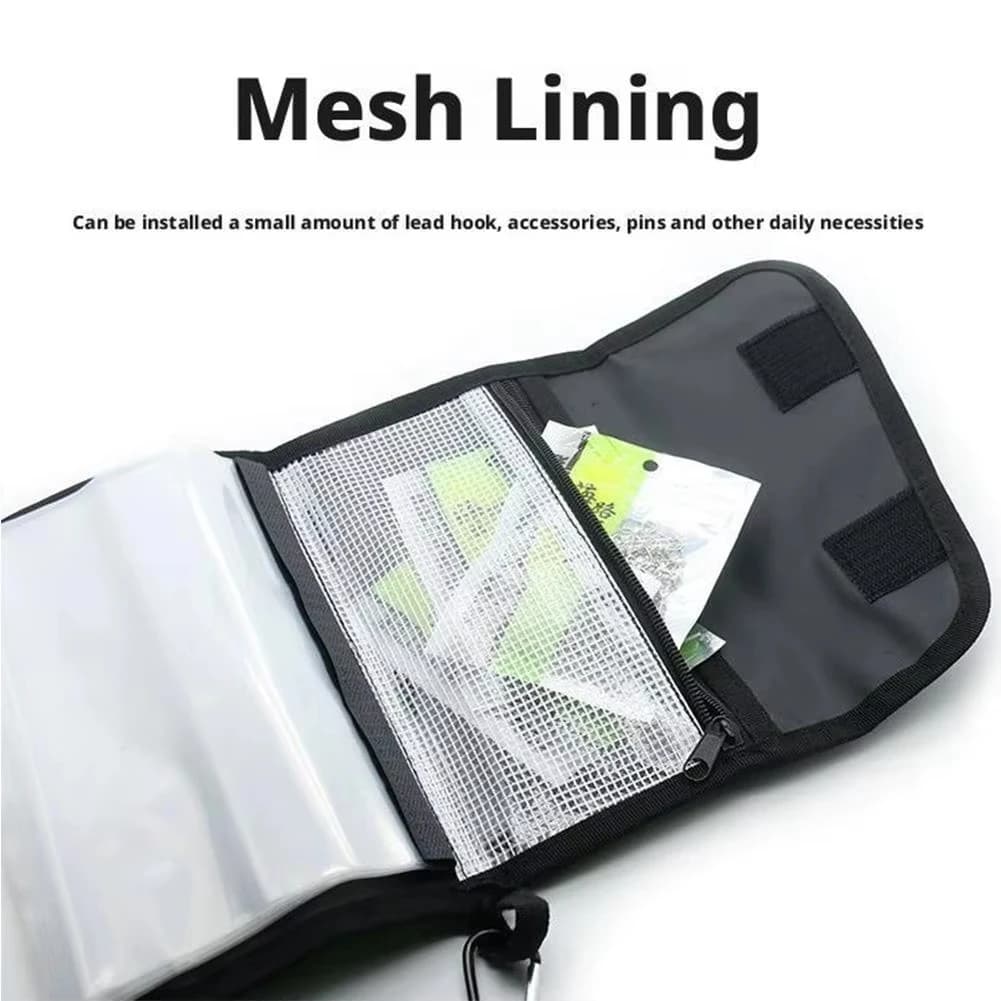 Sac de pêche grande capacité multi-compartiments pour leurres souples et durs, tissu haute densité imperméable