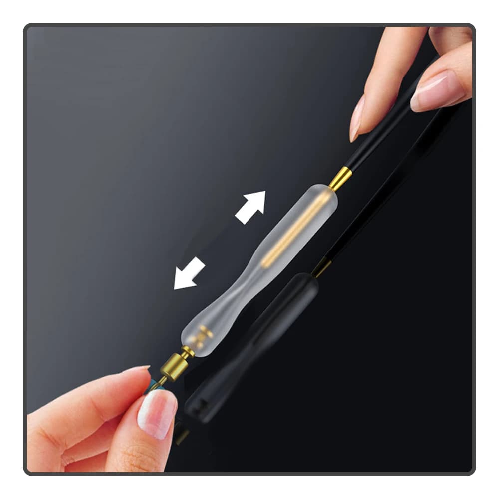 Manchon Flottant Silicone Haute Qualité avec Connecteur Laiton Anti-Rouille pour Montage Coulissant Pêche