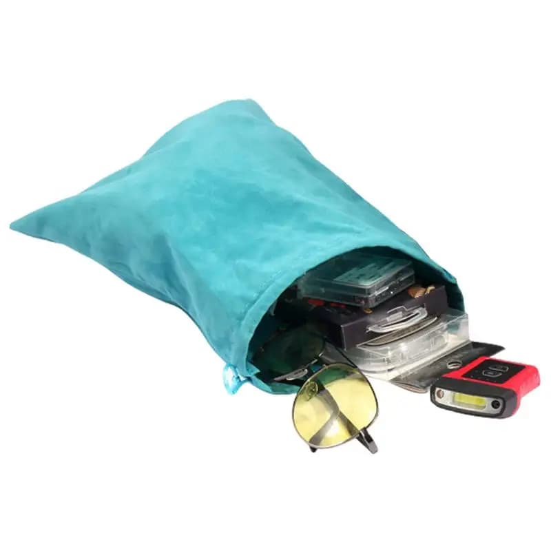 Sac de protection moulinet pêche avec cordon de serrage pour rangement transport matériel de pêche