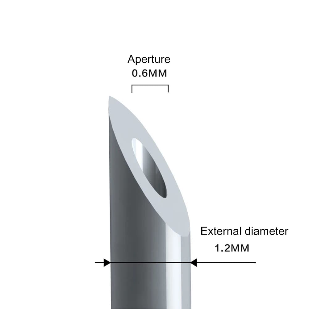 Aiguille à vers creuse en acier inoxydable pour pêche, outil portable de perçage et d'appât pour poissons