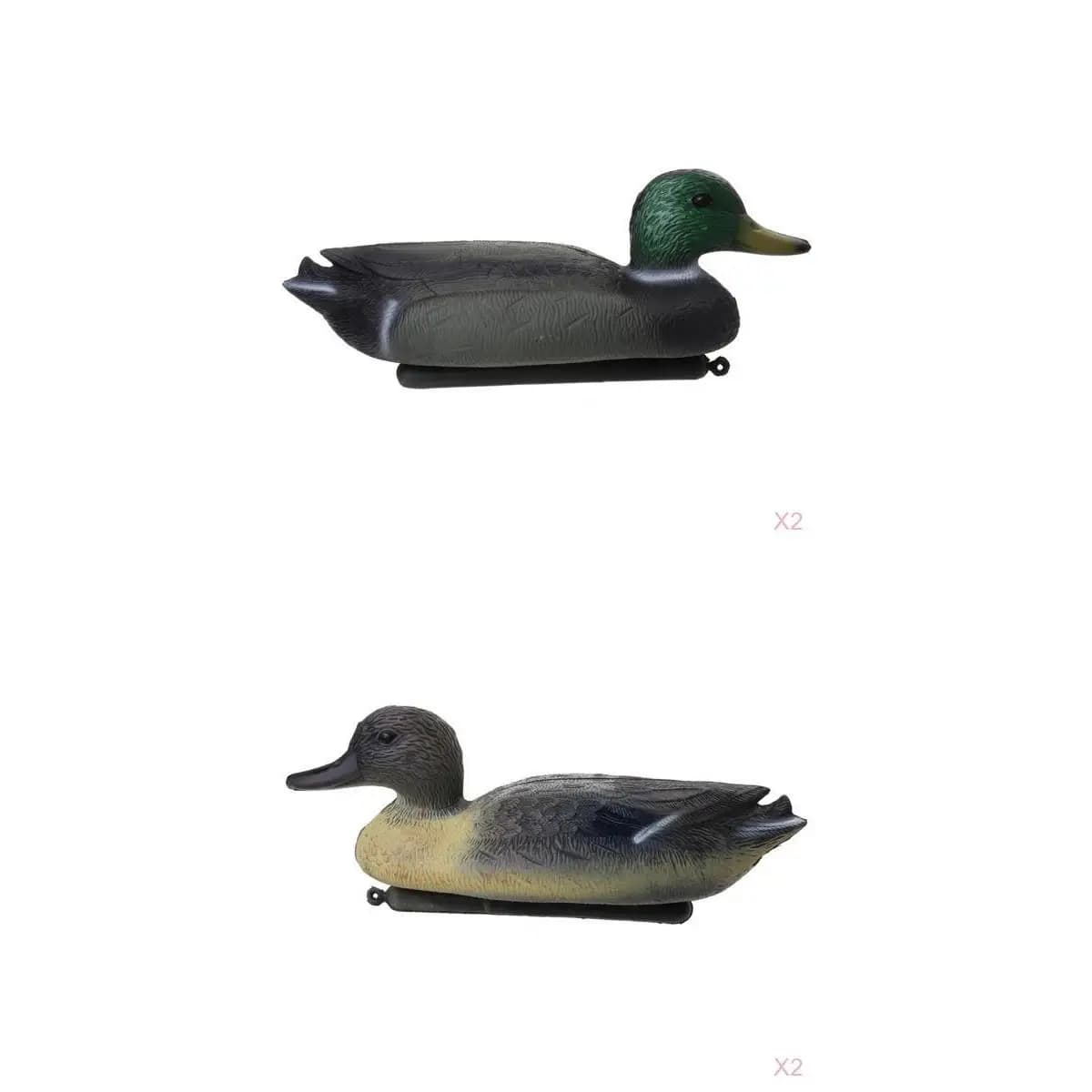 Leurre canard plastique réaliste 3D pour chasse au gibier d'eau - appât leurre oiseau