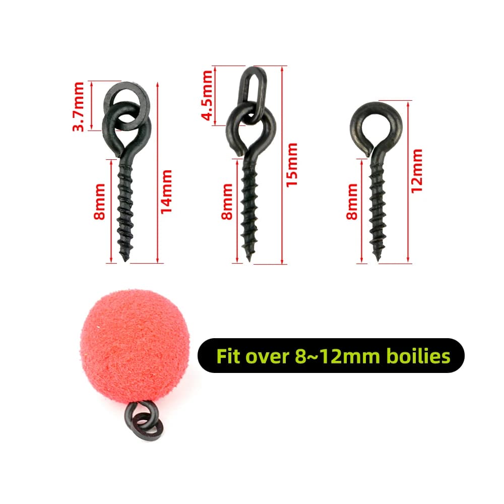 70 pièces accessoires pêche carpe : stoppers caoutchouc pour montages Ronnie rig