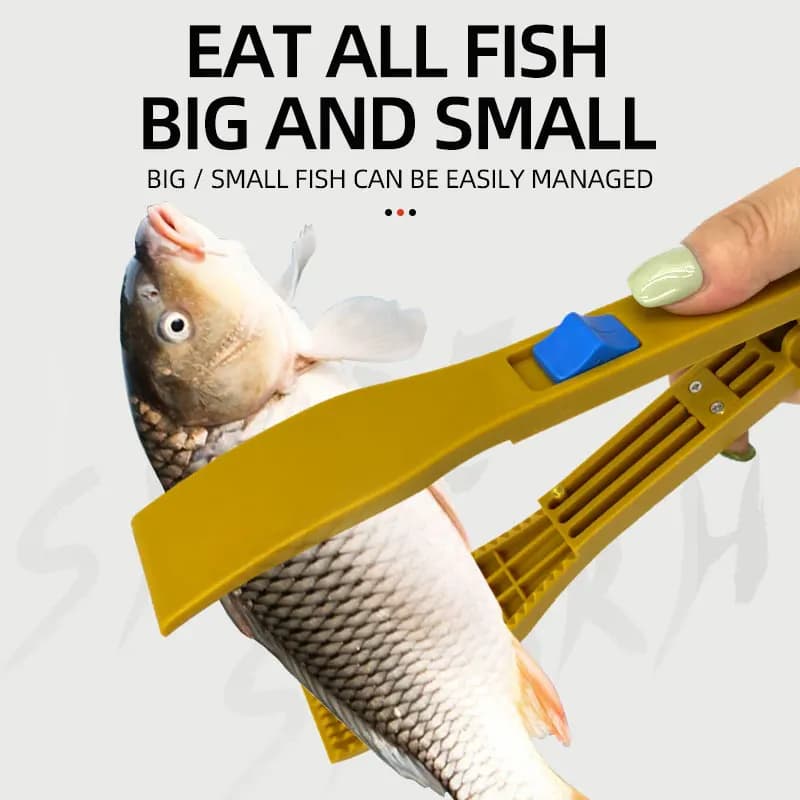 Pince à poisson ShareShark multifonction avec mousqueton et dragonne de sécurité pour leurres