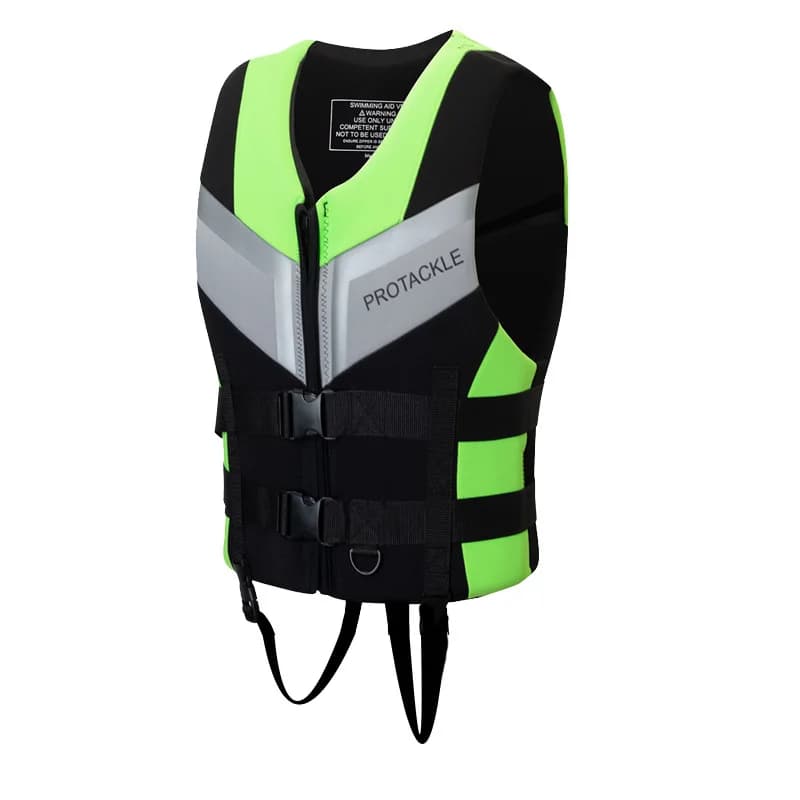 Gilet de sauvetage professionnel grande flottabilité pêche bateau moteur snorkeling résistant