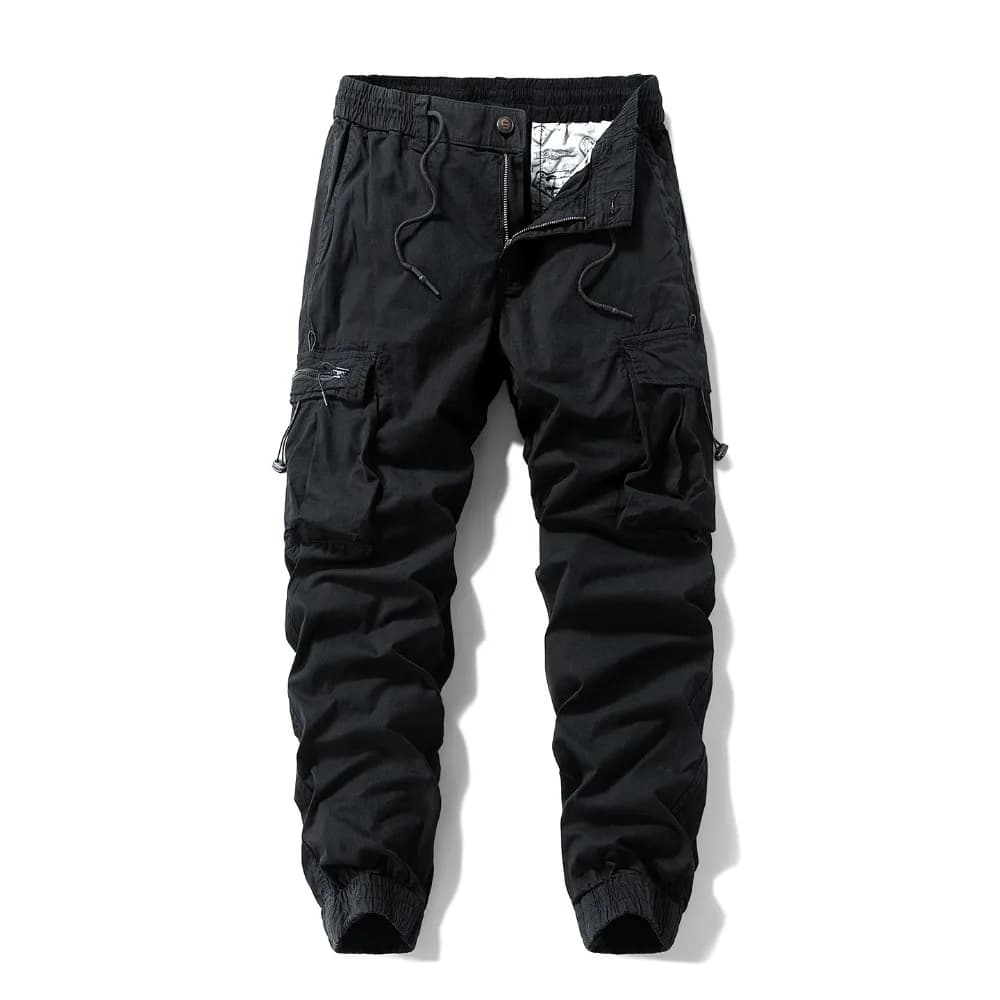 Pantalon jogger tactique ripstop pour hommes - Léger multi-poches - Taille 40 pêche confort