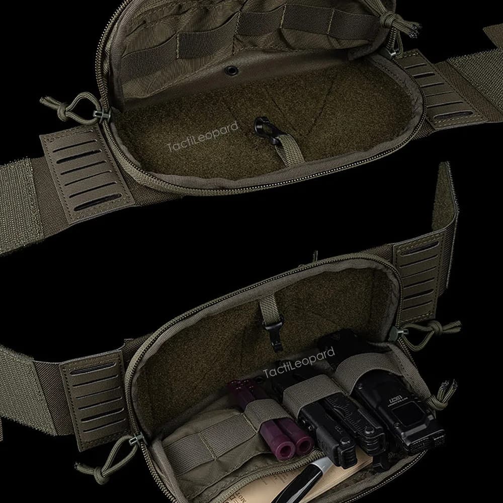 Pochette triple chargeurs tactique multi-calibres sac admin M4 556 9mm plaque porteuse airsoft pêche