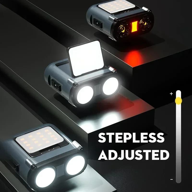 Lampe frontale LED COB avec capteur de mouvement - Rechargeable USB pour pêche nocturne et camping
