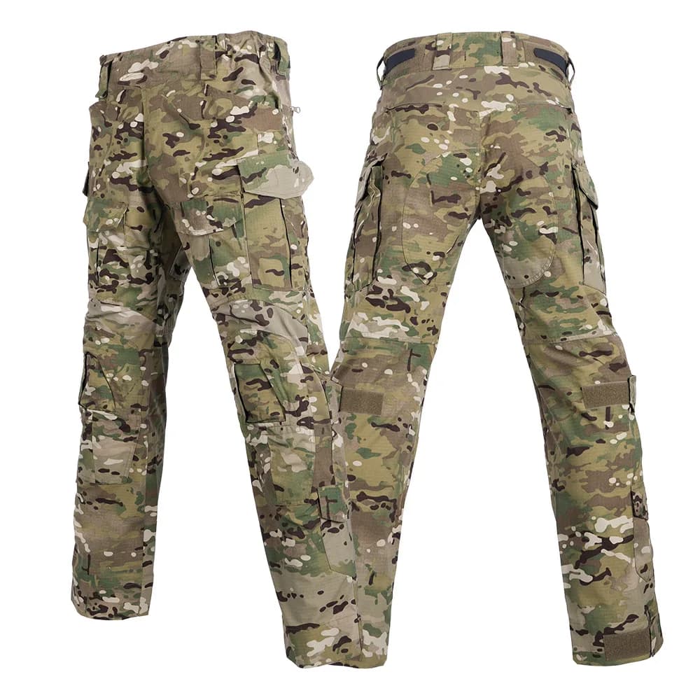 Pantalon combat camouflage cargo tactique randonnée pêche entraînement multicam homme