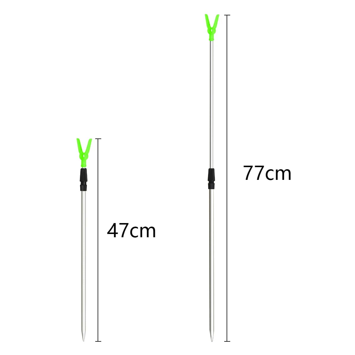 Support télescopique réglable pour canne à pêche 4/8 pièces - Bracket extensible pour pêche en rivière
