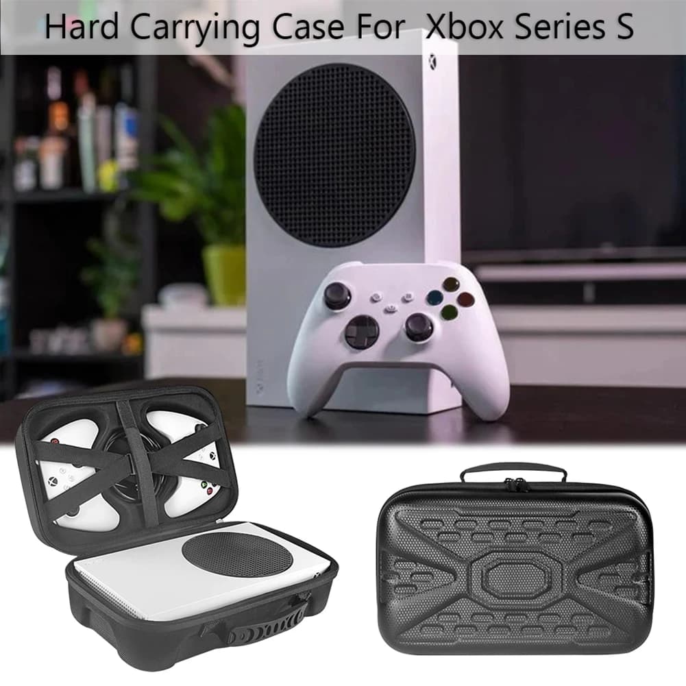 Étui rigide de voyage pour Xbox Series S - Sac de stockage organisateur pour console et manettes