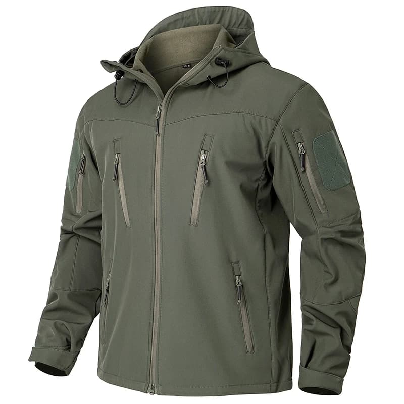 Veste tactique pêche ski - Vêtement technique professionnel pour pêche hivernale