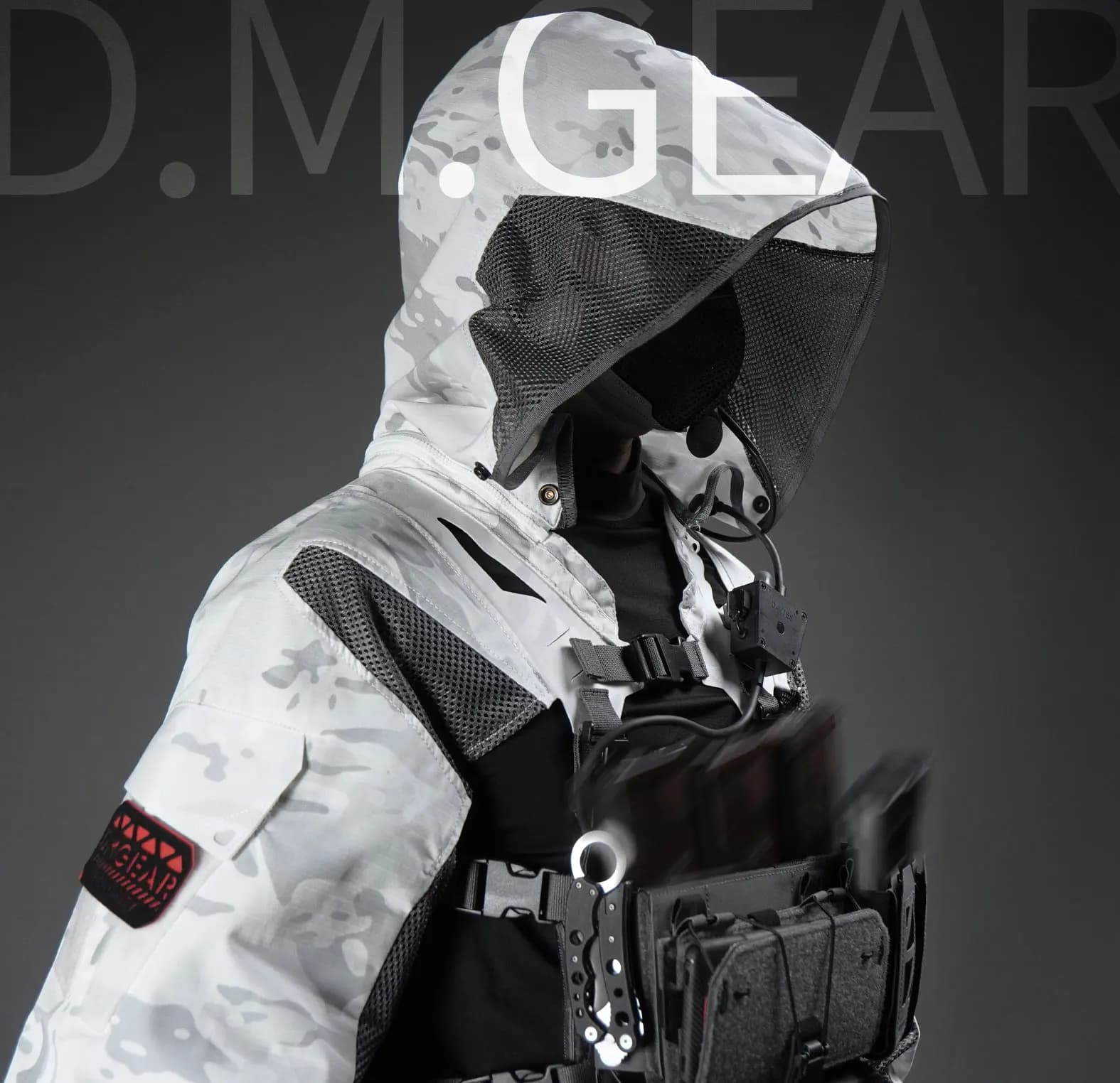 Veste tactique DMgear originale camouflage - Veste à capuche manches longues respirante confortable rig