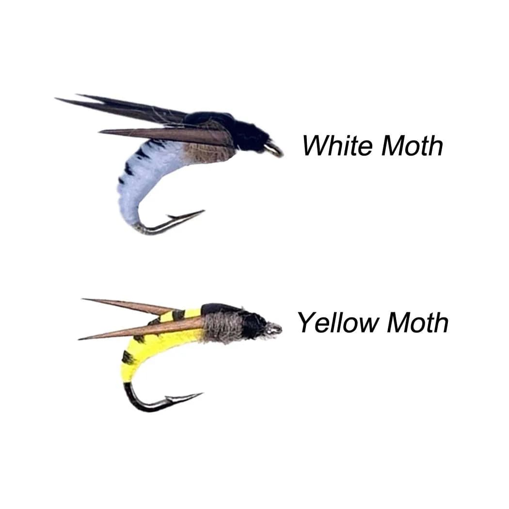 Mouches artificielles réalistes 5 pièces - Leurres bioniques pour truite, black-bass et carpe