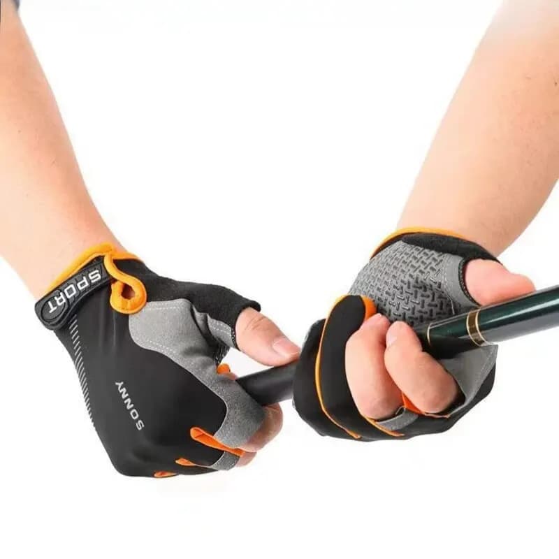 Gants professionnels anti-dérapants pour capture et remise à l'eau des poissons - Hommes femmes