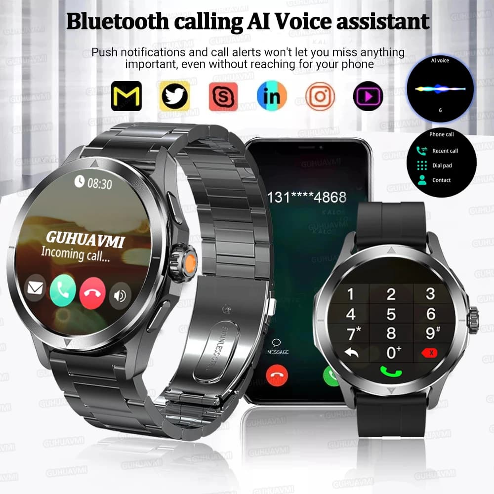 Montre Xiaomi S4 Ultra - Smartwatch pêche GPS NFC 1.53" AMOLED étanche avec boussole et appels Bluetooth