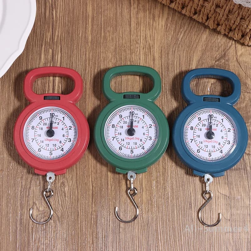Mini Pointers Hook Spring Hanging Scale Portable Fishing Scale 10kg Capacity Foo