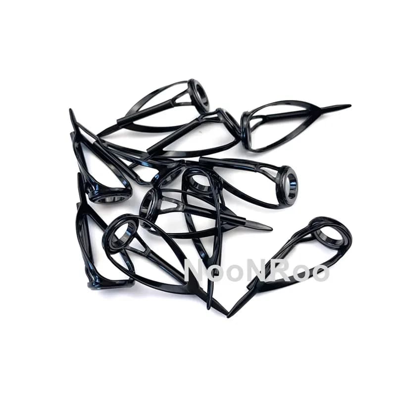 Kit 3 anneaux guides #6/#8 pour montage et réparation cannes spinning et casting - Argenté
