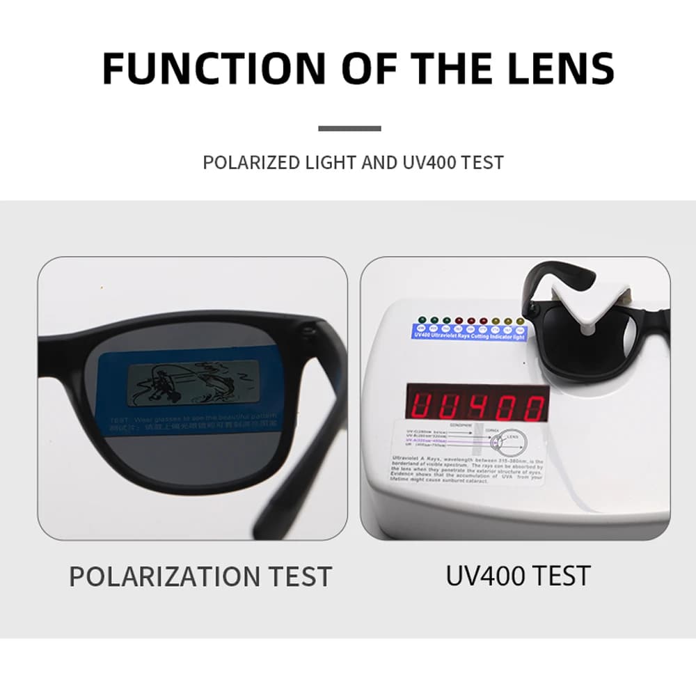 Lunettes de pêche polarisées unisexe UV400 pour conduite, randonnée et cyclisme, protection optimale
