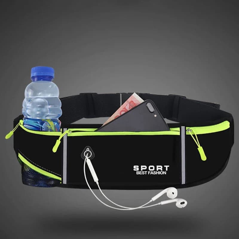 Ceinture porte-téléphone running étanche réfléchissante pour sport - Sac banane confortable homme femme