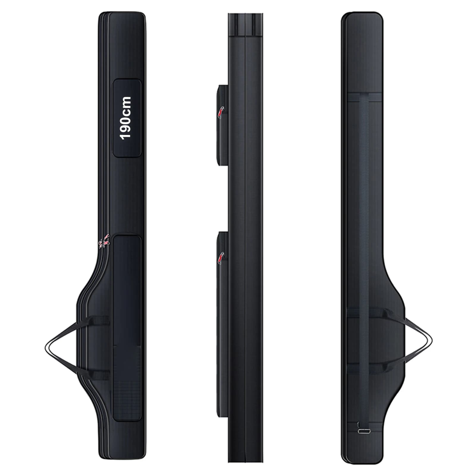 Sac pliable ultra-portable pour canne pêche 200cm - Étui léger avec stockage extensible pour voyage