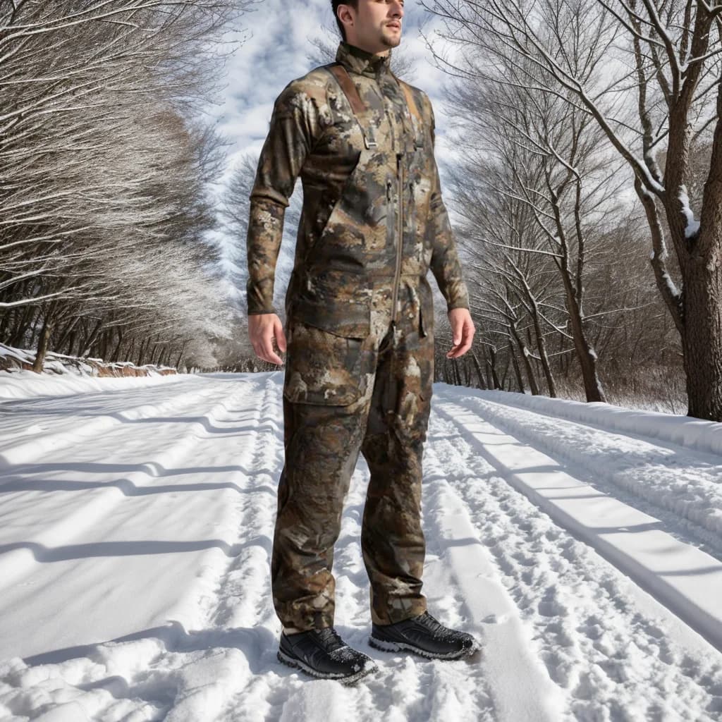 Combinaison canard camouflage Hudson haut de gamme - Vêtements pêche gibier d'eau