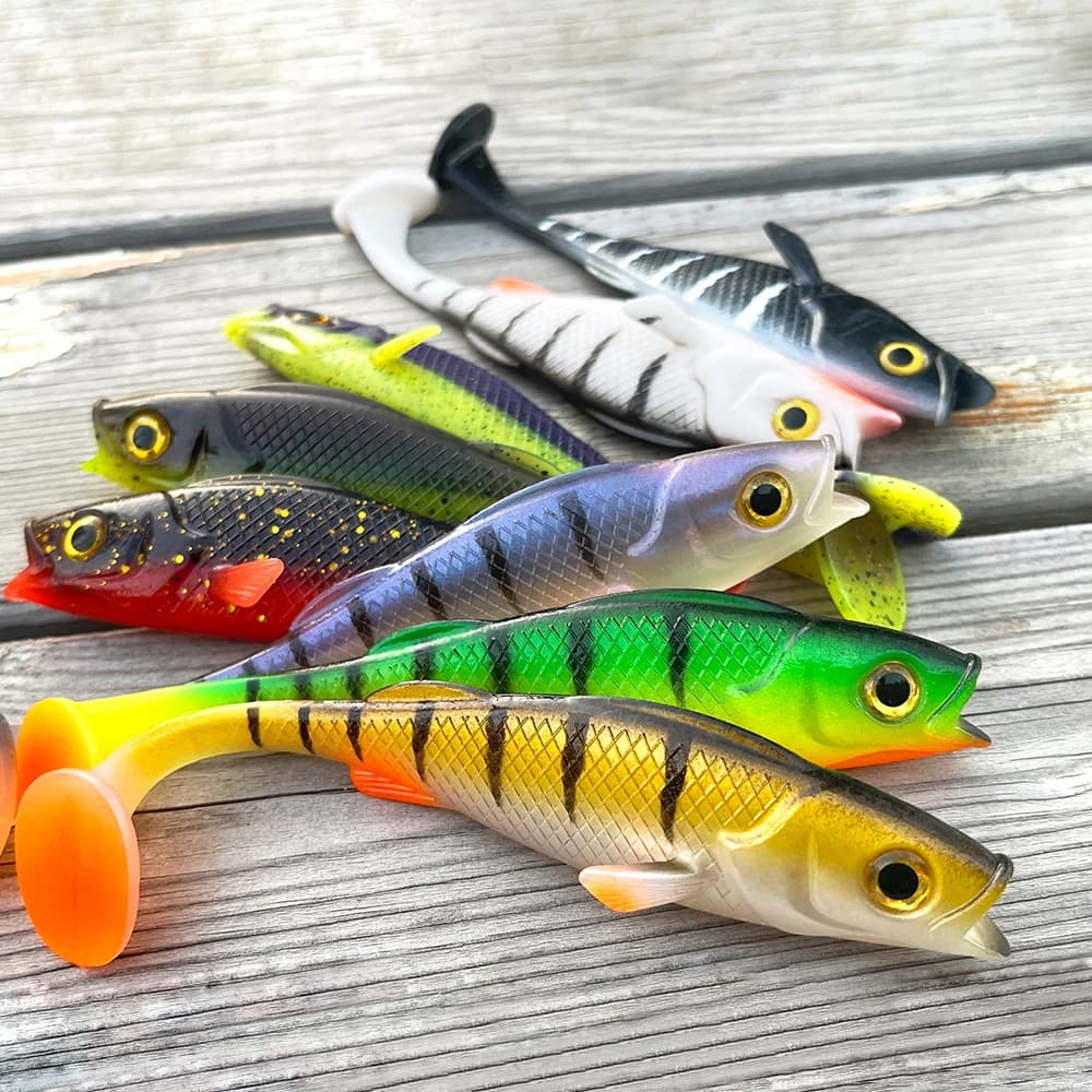 Leurre souple Spinpoler Vigour Perch Shad 7cm 11cm 14cm pour brochet sandre perche - Swimbait pêche carnassier